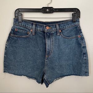 PINK Victoria’s Secret High-Waisted Cut Off Shorts